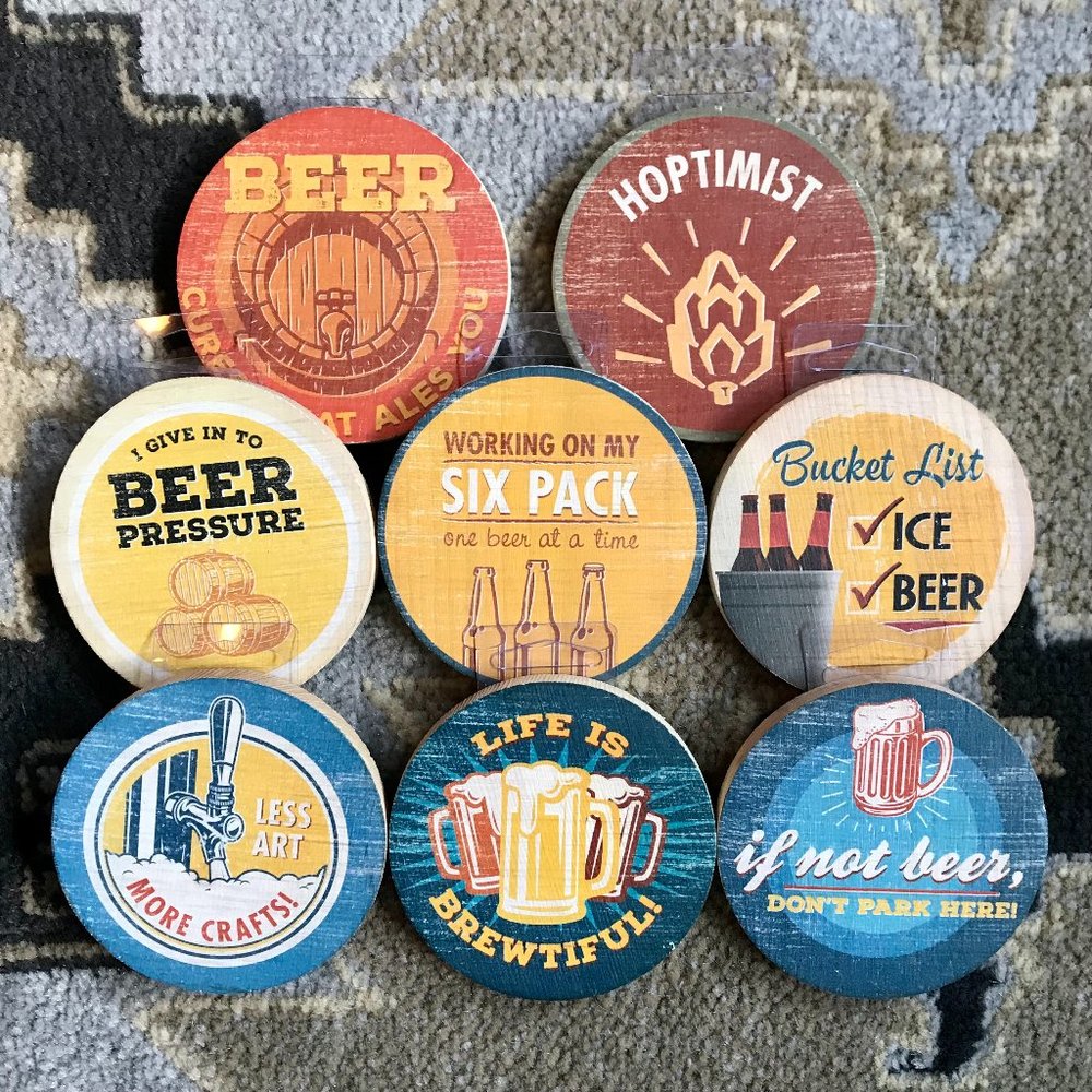 Pop-A-Top Beer Coasters